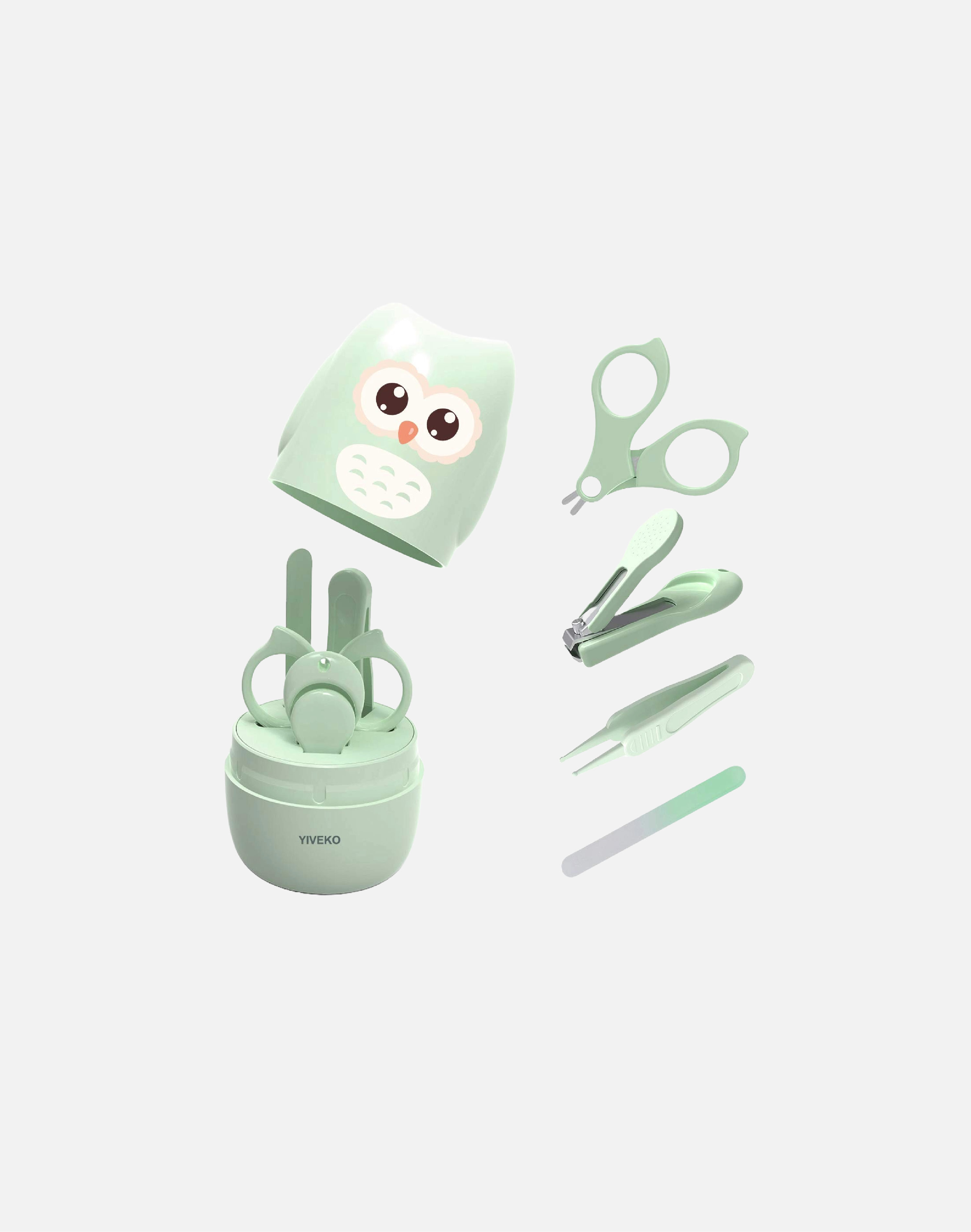 Baby Nail Kit, 4-in-1 Baby Nail Care Set with Cute Case