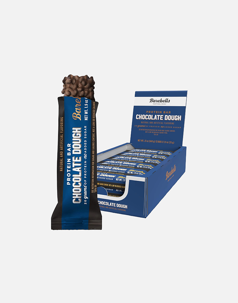 Barebells Protein Bars Chocolate Dough with 1g of Total Sugars - 12 Count