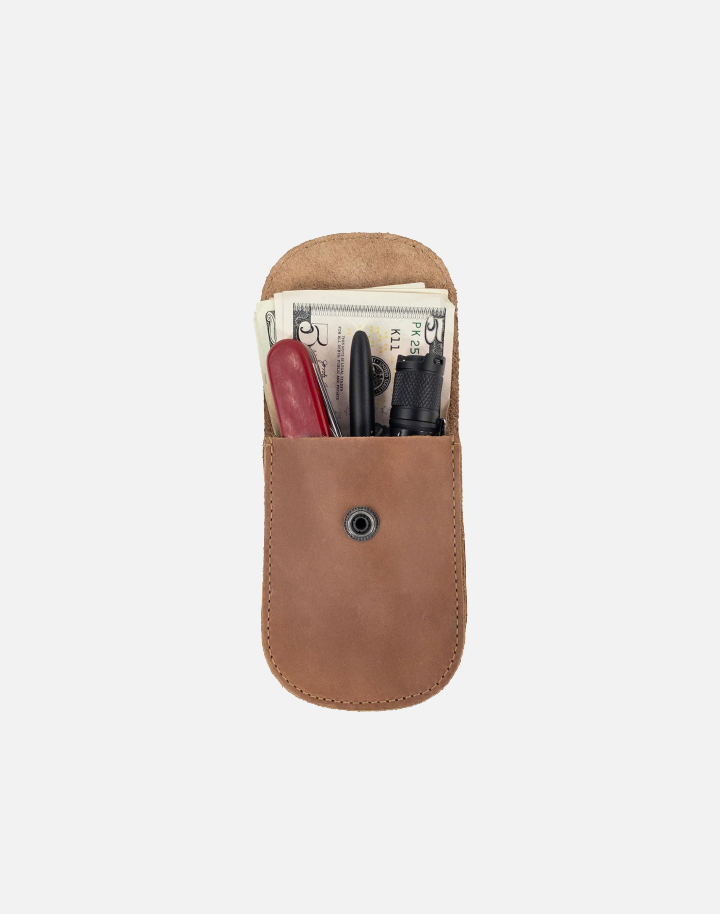 Hide & Drink, Holster Pouch, Durable EDC Waist Bag for Coins, Pocket Wallet, Headphones,