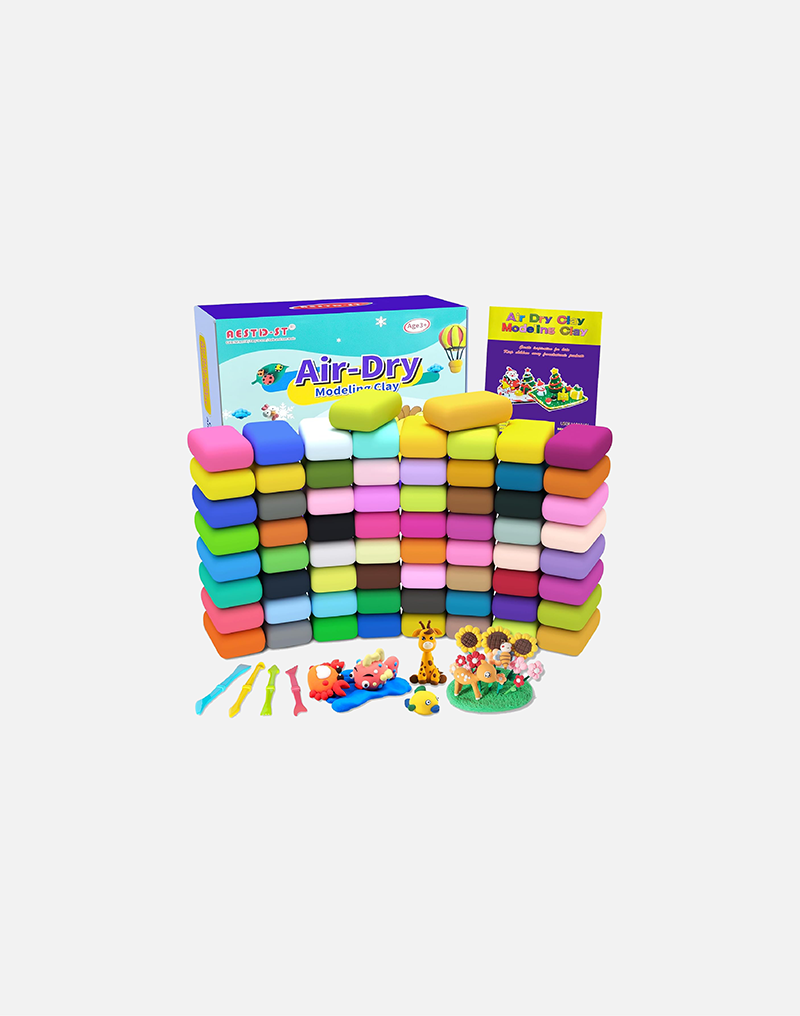 Air Dry Clay 66 Colors, Modeling Clay for Kids, DIY Model Magic Clay
