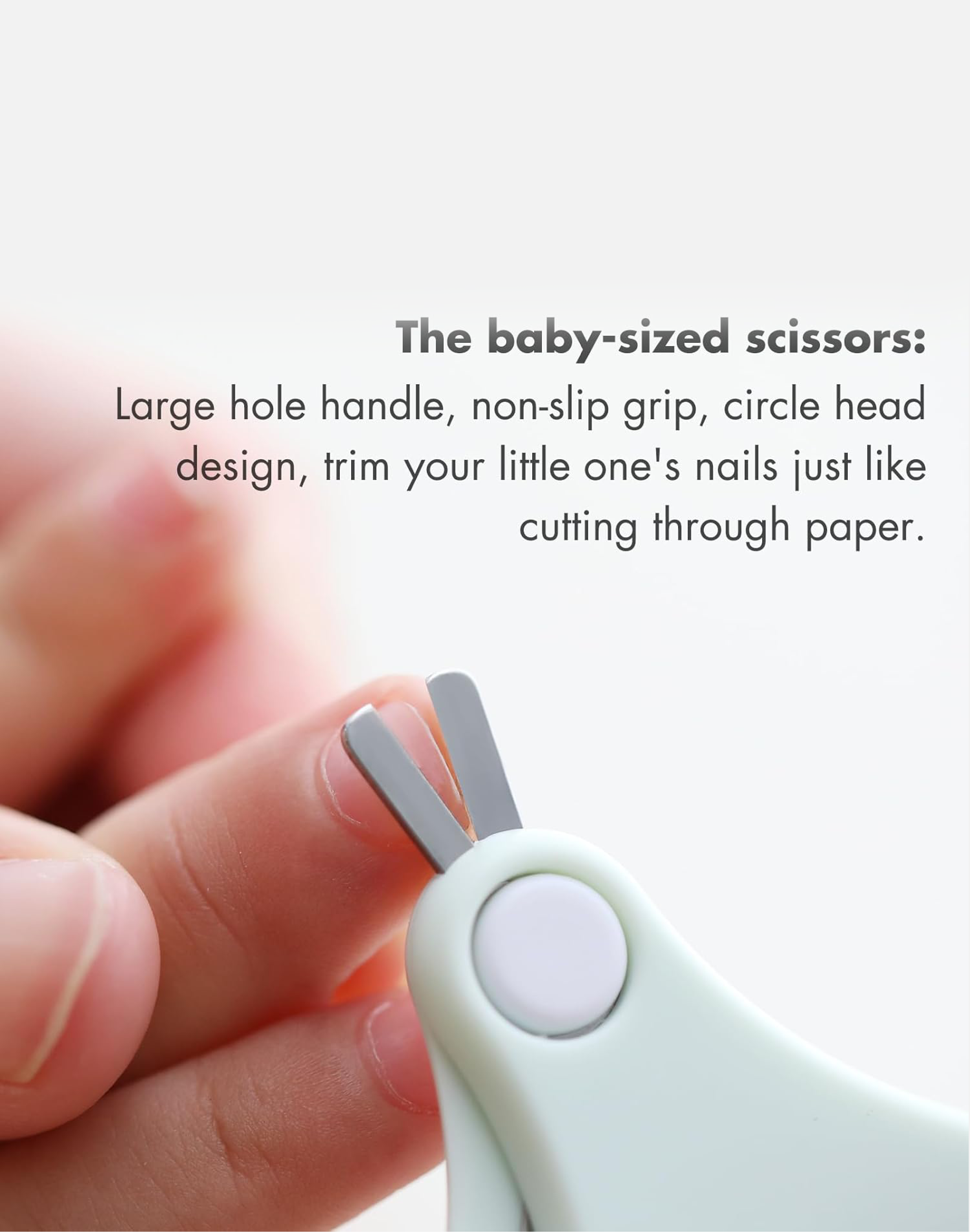 Baby Nail Kit, 4-in-1 Baby Nail Care Set with Cute Case
