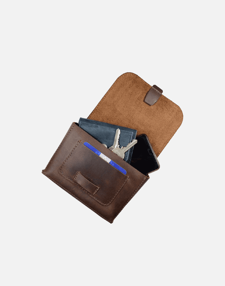 Hide & Drink, Squared Waist Bag, Fanny Pack, Phone & Wallet Holder