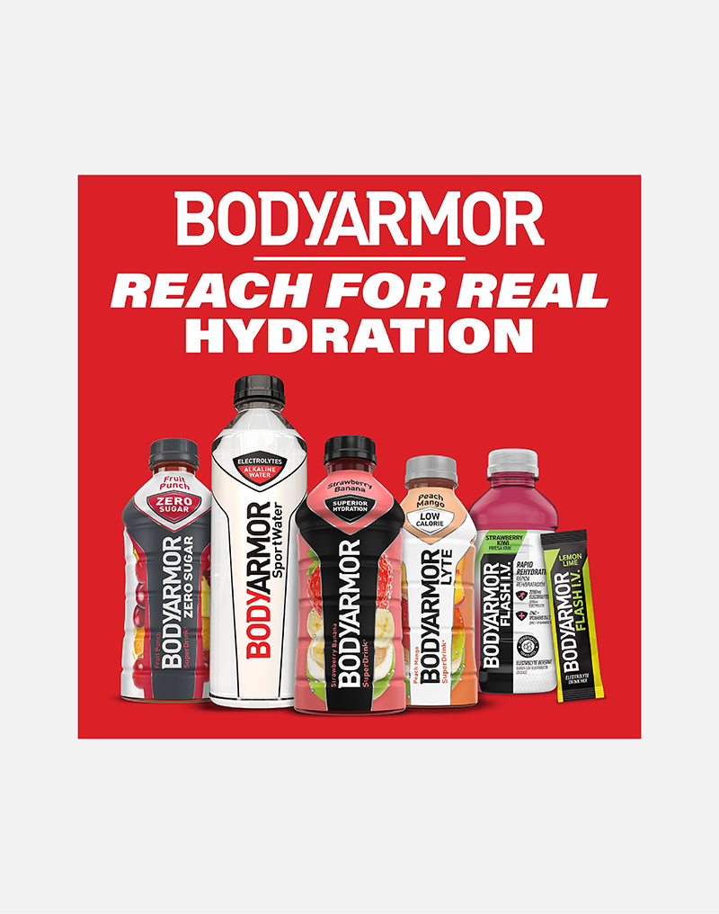 BODYARMOR Sports Drink Sports Beverage, Fruit Punch, Coconut Water Hydration