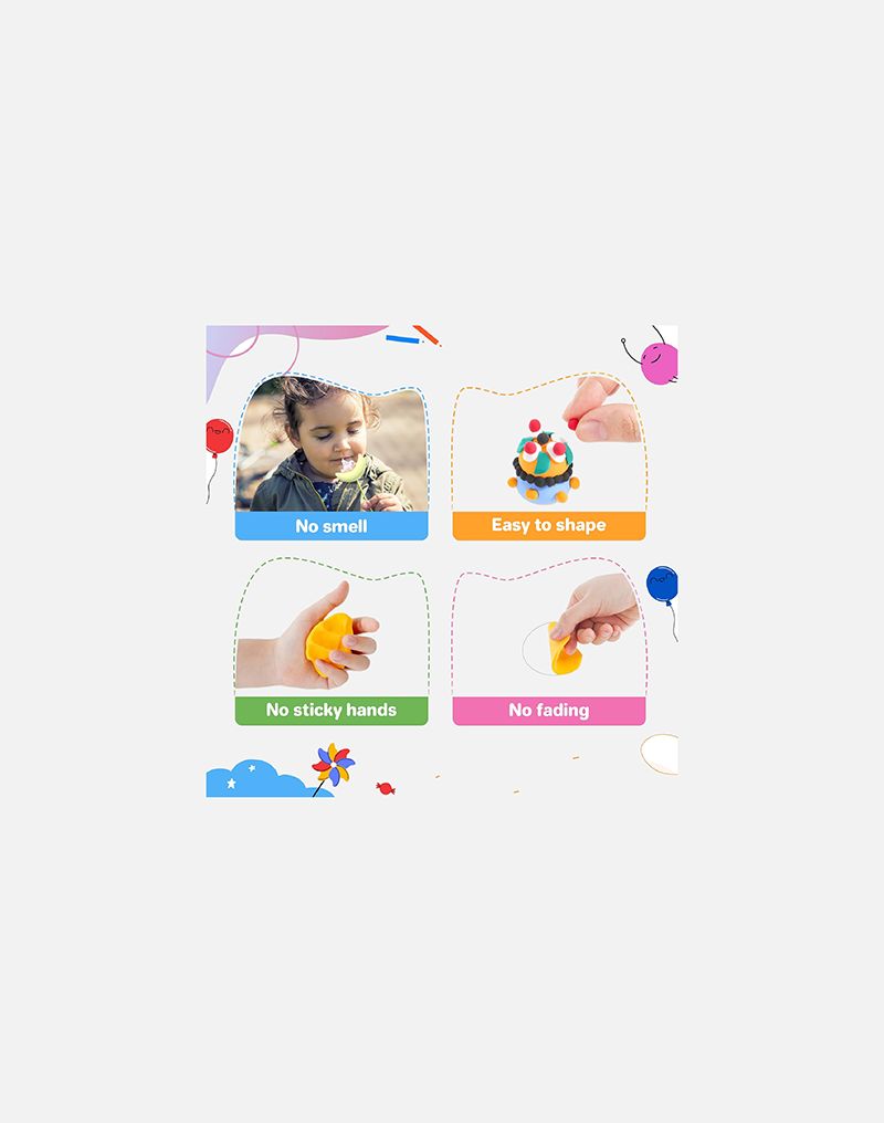 Air Dry Clay 66 Colors, Modeling Clay for Kids, DIY Model Magic Clay