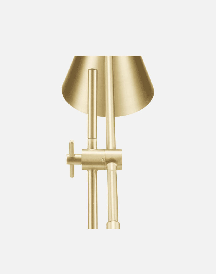 Globe Electric 18" Desk Lamp, Matte Brass, Adjustable Height