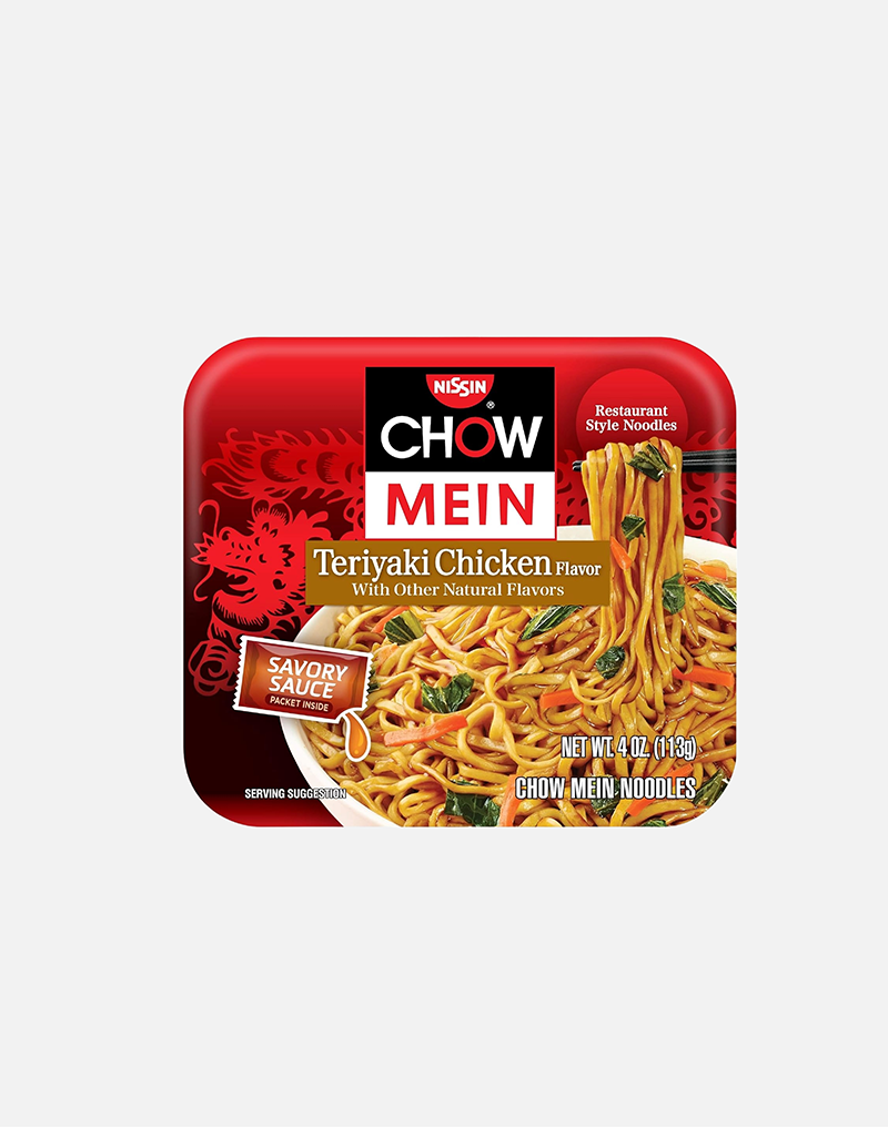 Nissin Chow Mein Teriyaki, Chicken, 4 Ounce