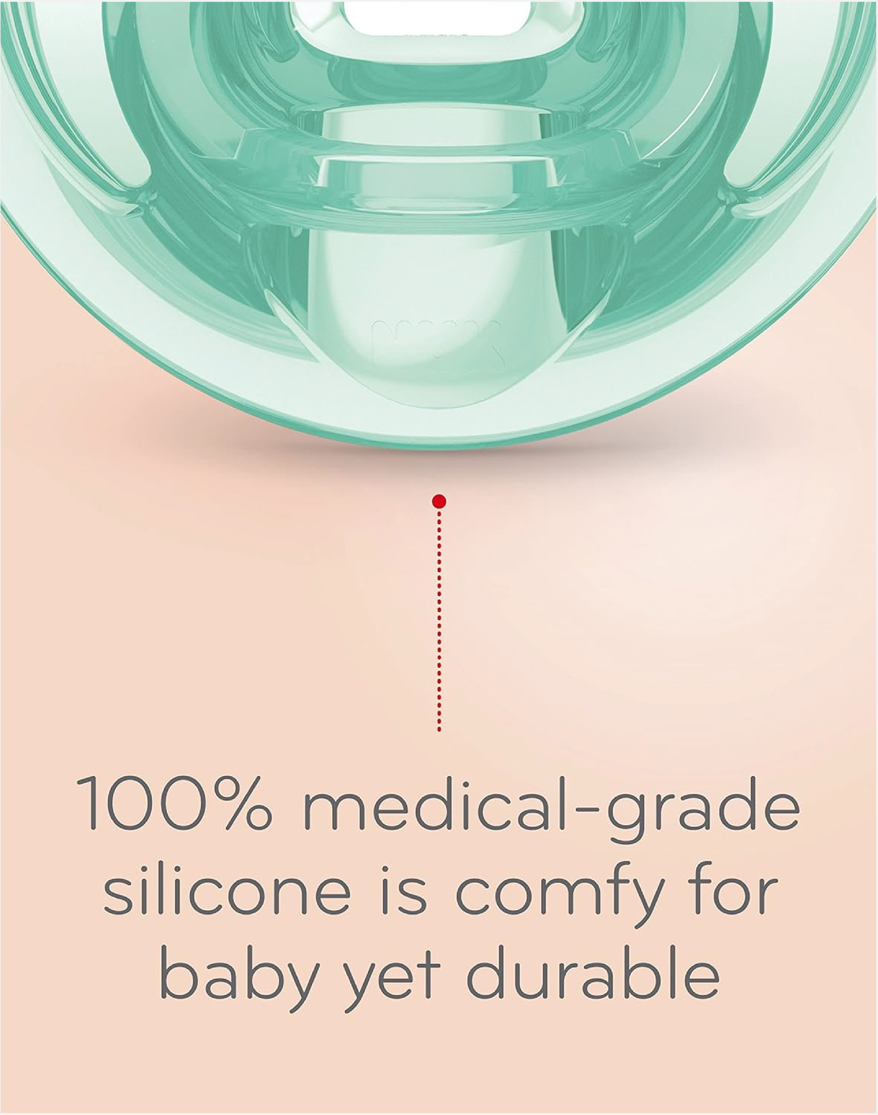NUK Comfy Orthodontic Pacifiers, 0-6 Months