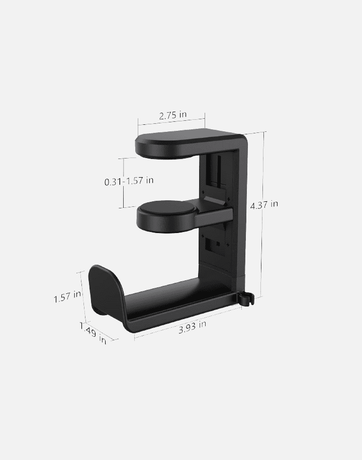 Rotating Headphone Stand - EURPMASK PC Gaming Headset Stand