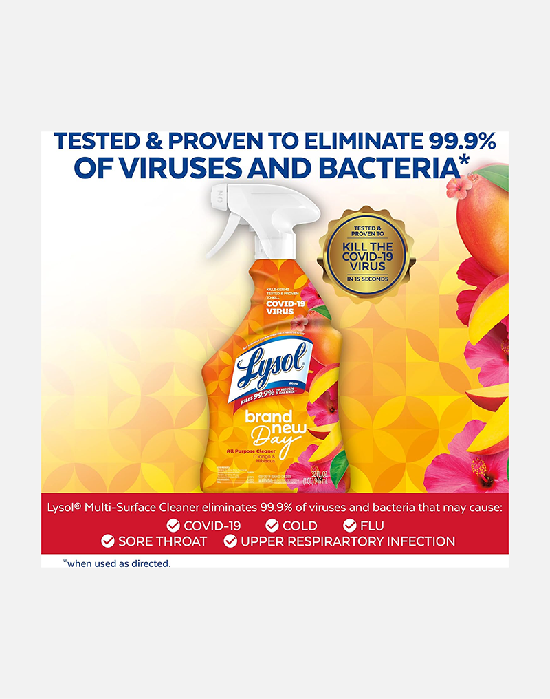 Lysol All-Purpose Cleaner, Sanitizing and Disinfecting Spray,