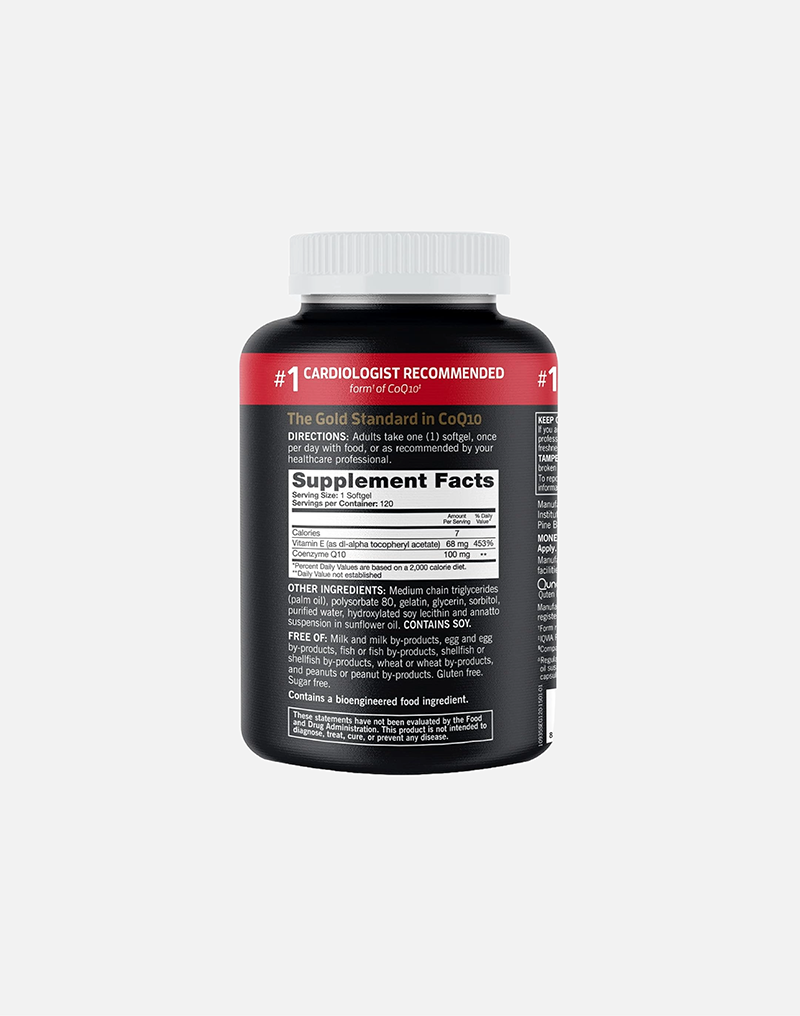 Qunol CoQ10 100mg Softgels, Ultra CoQ10 100mg, 3x Better Absorption