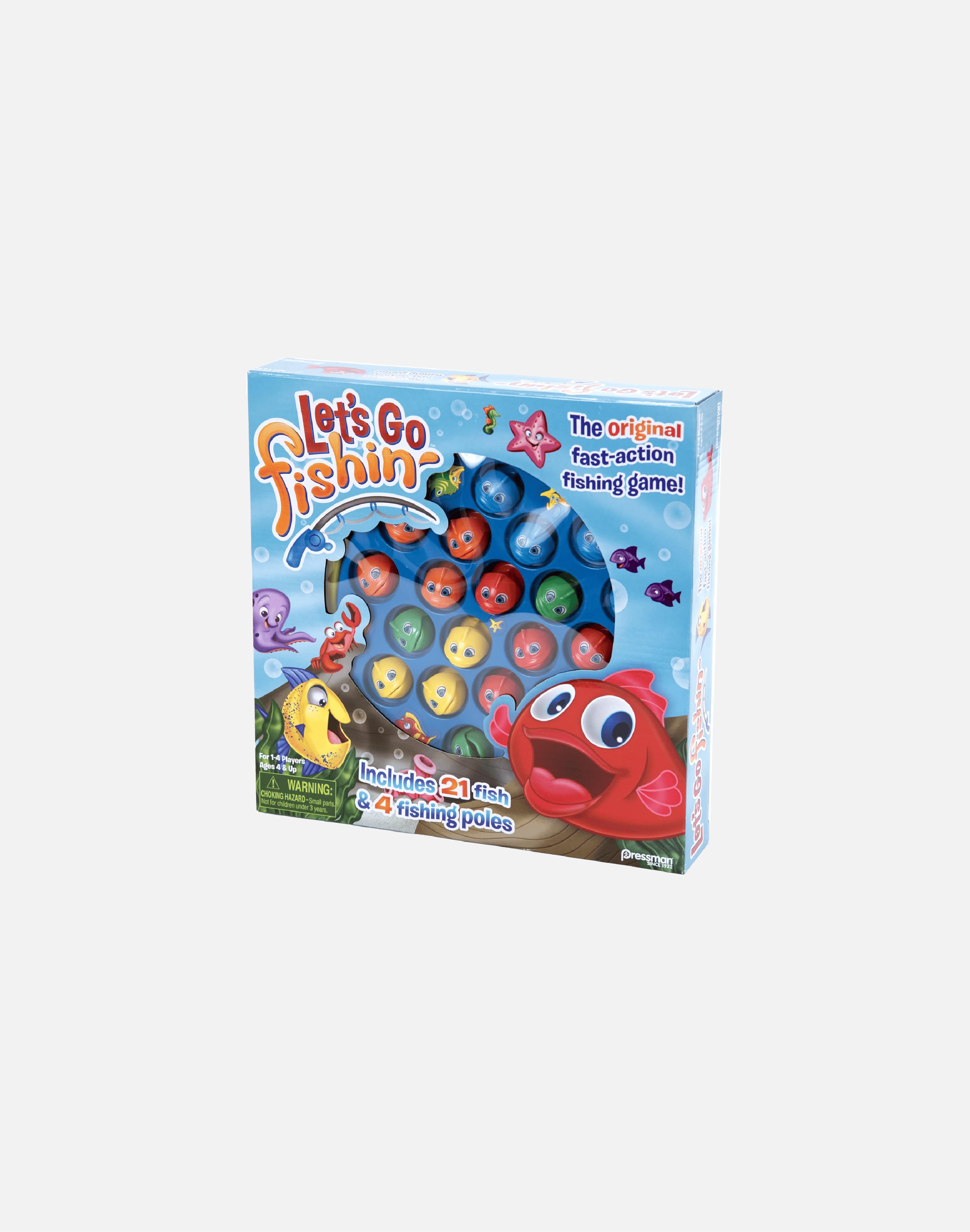Let's Go Fishin' Game by Pressman - The Original Fast-Action Fishing Game!