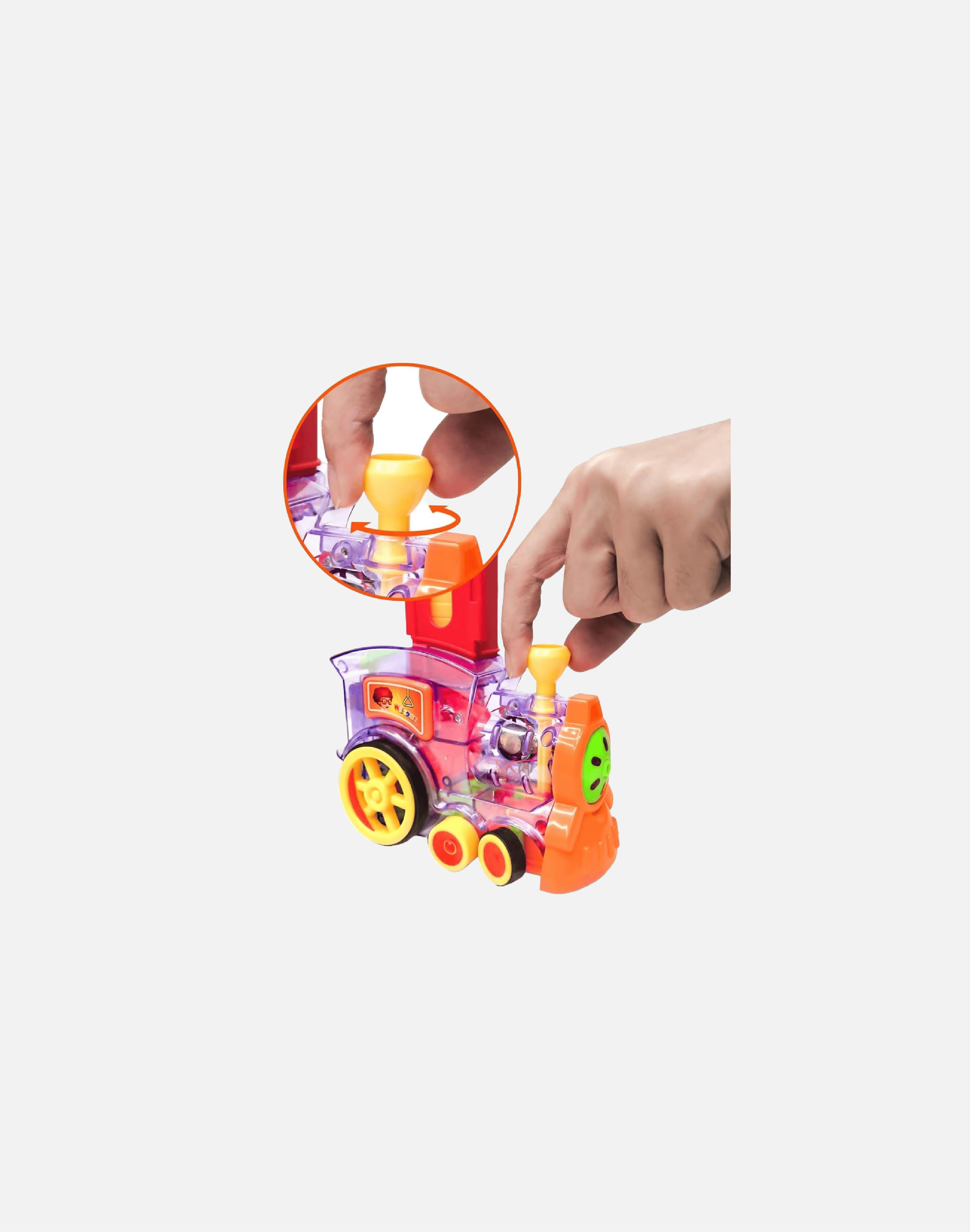 200PCS Domino Train, Domino Blocks Set 4 Color