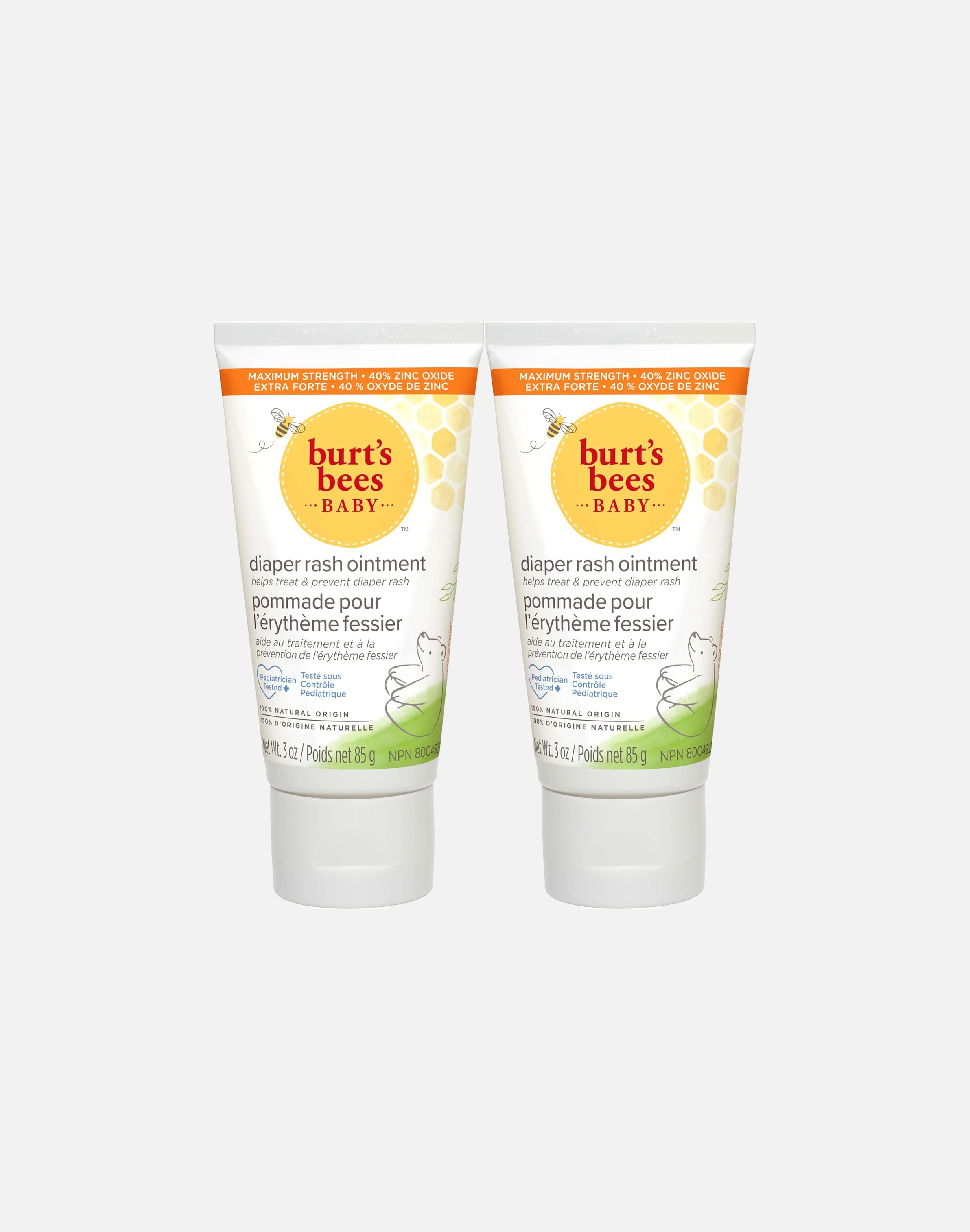 Burt's Bees Baby Diaper Rash Cream, 40% Zinc Oxide