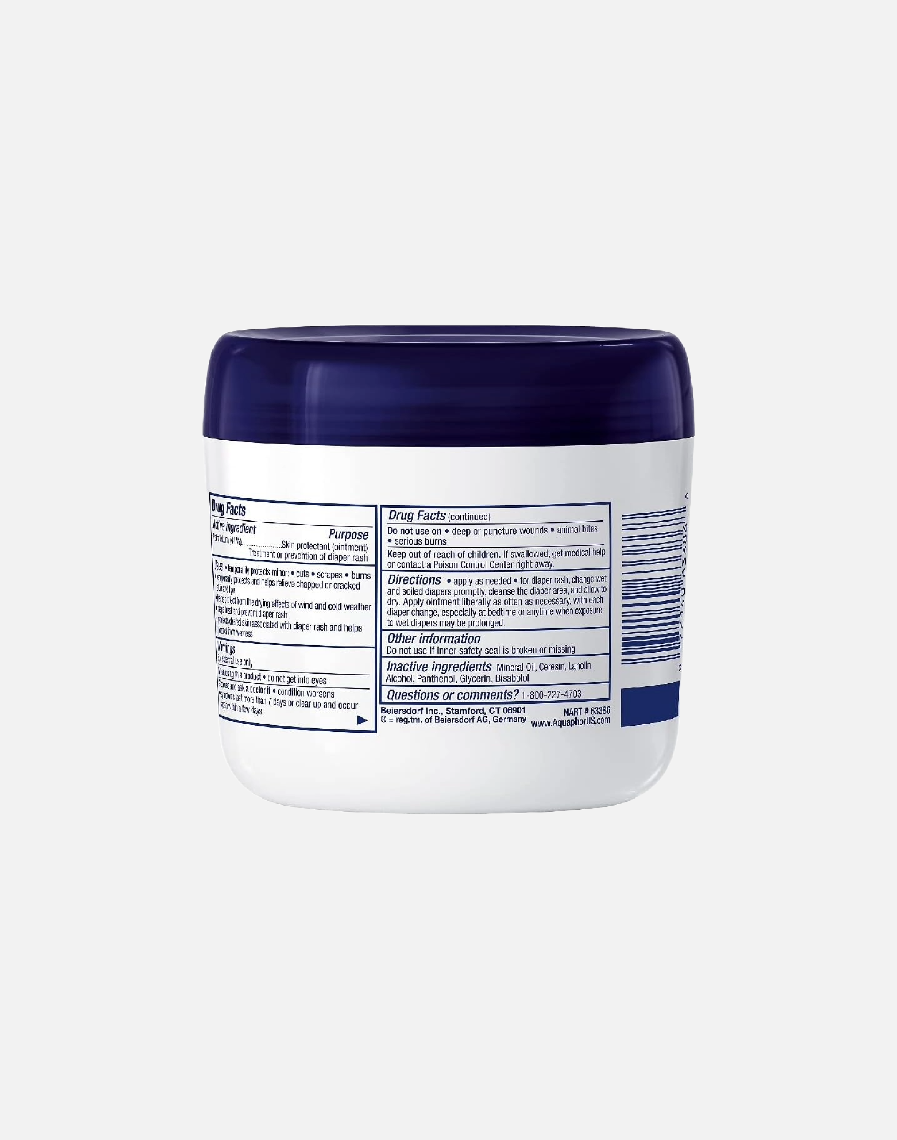 Aquaphor Baby Healing Ointment Advanced Therapy Skin Protectant