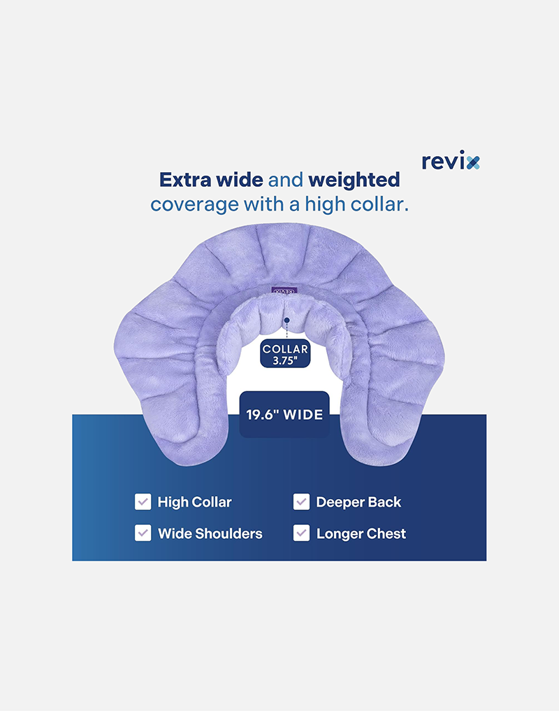 REVIX Microwave Heating Pad for Neck Shoulders and Back Pain Relief with Moist Heat